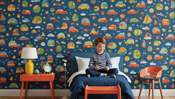 Papier peint chambre garçon : des motifs qui racontent des histoires
